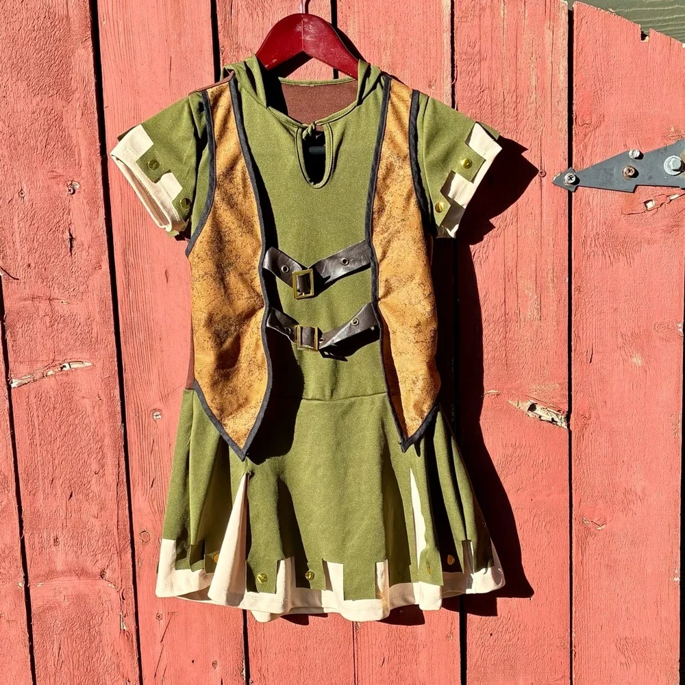 Ranger Explorer Costume Boy Girl Viking Pirate Peter Hood 4 5 6 Hood Halloween